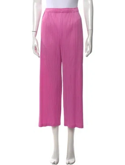 Pre-owned Issey Miyake Wide Leg Pants In Pink