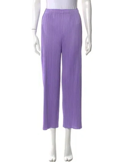 Pre-owned Issey Miyake Wide Leg Pants In Purple
