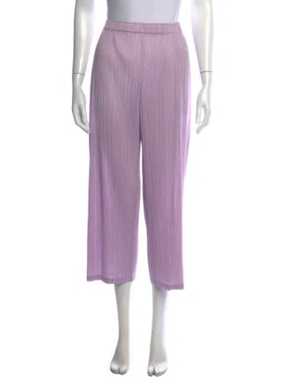 Pre-owned Issey Miyake Wide Leg Pants In Purple