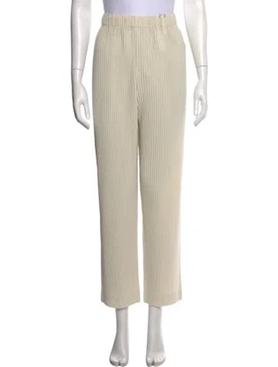 Pre-owned Issey Miyake Wide Leg Pants W/ Tags In White