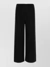 Issey Miyake Black Green Polyester Wide-leg Pant