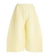Issey Miyake Wide-leg Thicker Bottoms 2 Trousers In Ivory