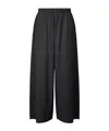 Issey Miyake Wide-leg Trousers In Black