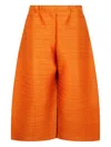 Issey Miyake Wide-leg Trousers In Brown