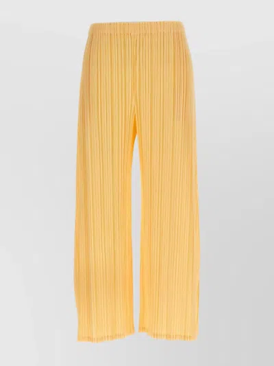 ISSEY MIYAKE WIDE LEG TROUSERS ELASTIC WAISTBAND