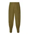 Issey Miyake Wide-leg Trousers In Green