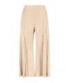 Issey Miyake Pleated Trousers In Brown