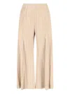 Issey Miyake Pleated Trousers In Pink