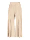 Issey Miyake Wide Trousers In White
