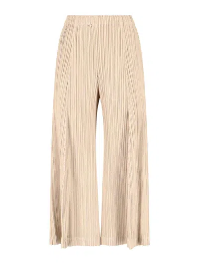 Issey Miyake Wide Trousers In White