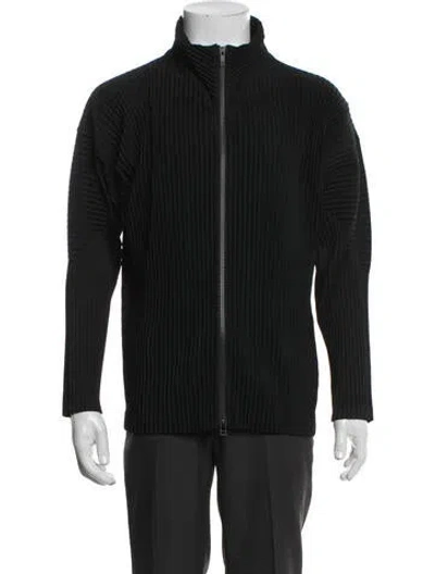 Pre-owned Issey Miyake Windbreaker In Black