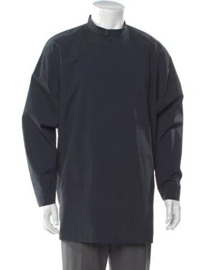 Pre-owned Issey Miyake Windbreaker In Blue