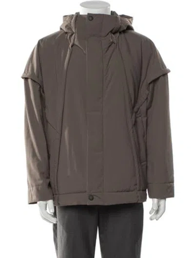 Pre-owned Issey Miyake Windbreaker In Gray