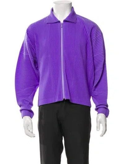 Pre-owned Issey Miyake Windbreaker In Purple