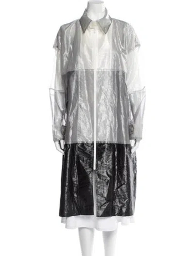 Pre-owned Issey Miyake Windcoat Vintage 1997 Coat In Black