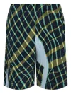 Issey Miyake Windswept Plaid Shorts