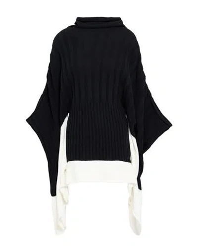 Issey Miyake Woman Mini Dress Black Size 2 Cotton, Acrylic
