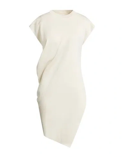 Issey Miyake Woman Mini Dress Ivory Size 2 Acetate, Polyester In Neutral