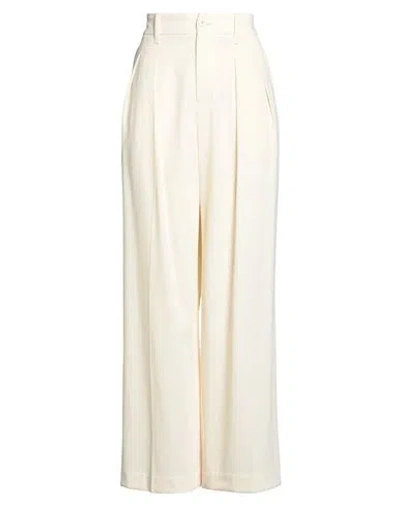 Issey Miyake Woman Pants Cream Size 3 Wool In Neutral