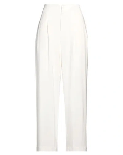 Issey Miyake Woman Pants Ivory Size 3 Triacetate, Polyamide In White