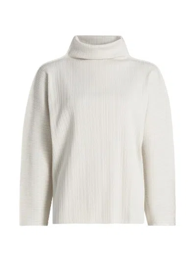 Issey Miyake Women's A-poc Shell Top In White