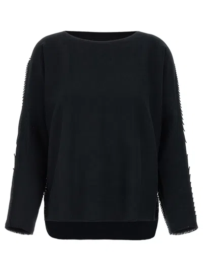 Issey Miyake Women's Campagne Sweater In Black