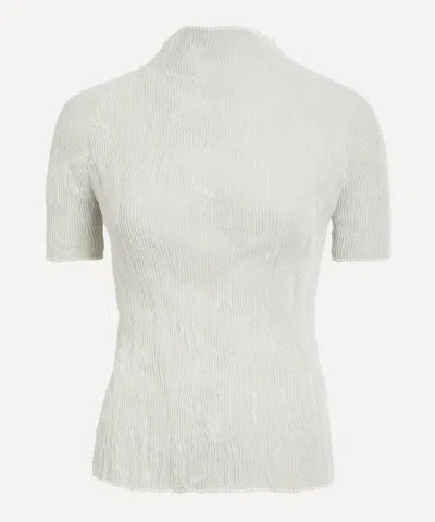 Issey Miyake Women's Chiffon Twist Top In Neutral
