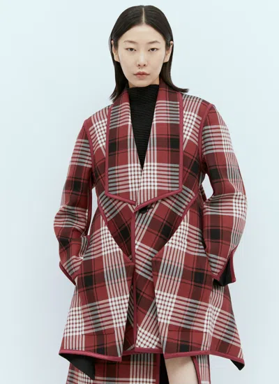 Issey Miyake Women Counterpoint Check Jacket In Pattern