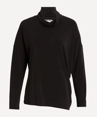 Issey Miyake Women's Drape Jersey-58 Top In Black