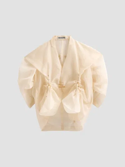 Issey Miyake Women's Draw To Form Jacket In Neutral