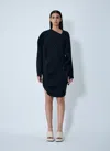 Issey Miyake Women Knit As If Top In Black