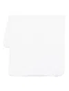 Issey Miyake Pleated-edge Scarf In White