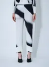 Issey Miyake Women Shadow Study Pants In White