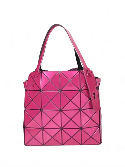 Issey Miyake Women's Square Crumpled Purse Bag In Pink