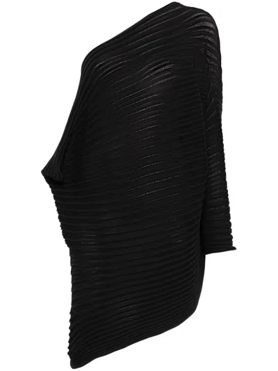 Issey Miyake Women Stream Top In Black