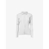Issey Miyake Womens Light Gray Regular-fit Long-sleeves Knitted Shirt