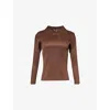 Issey Miyake Brown Chiffon Twist 2 T-shirt In Brown