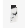 Issey Miyake Womens Shadow Study Pleats Asymmetric Knitted Midi Skirt