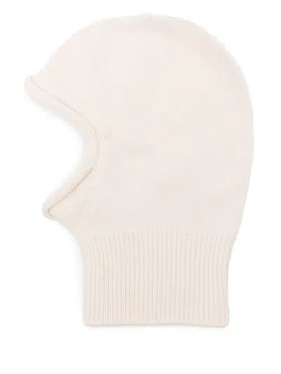 Issey Miyake Wool Chunky Balaclava In Neutrals