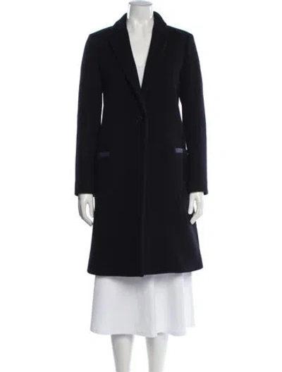 Pre-owned Issey Miyake Wool Coat In Black