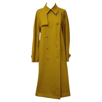Pre-owned Issey Miyake Wool Coat Size M In Brown
