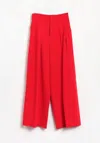 Issey Miyake Wool Gabardine Pants In Nadeshiko Red