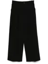 Issey Miyake Black Campagne Trousers In Black