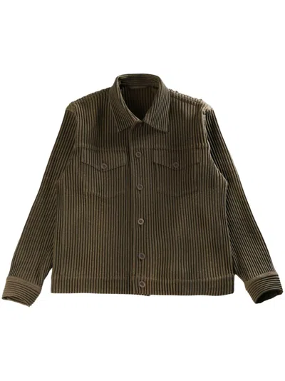 ISSEY MIYAKE WOOL LIKE LIGHT SHIRT JACKET