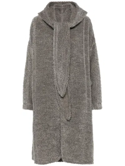 ISSEY MIYAKE WOOL LOOP WARN COAT