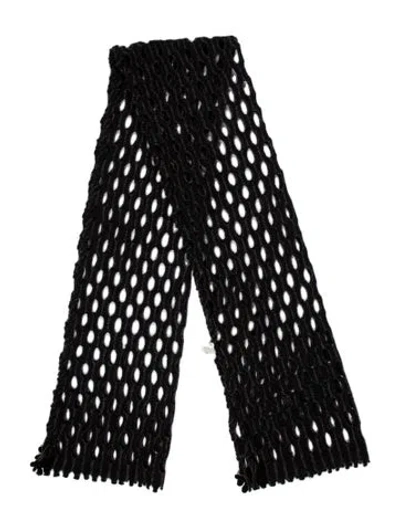 Pre-owned Issey Miyake Wool Scarf In Gray