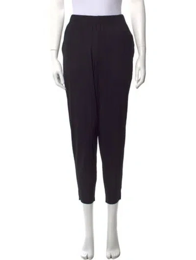 Pre-owned Issey Miyake Wool Straight Leg Pants In Brown