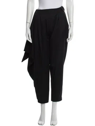 Pre-owned Issey Miyake Wool Straight Leg Pants In Multi