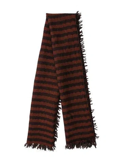 Pre-owned Issey Miyake Wool Vintage 1984 Scarf In Multi