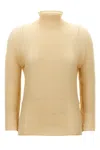 Issey Miyake Womens 40-light Beige Pleated High-neck Woven Top